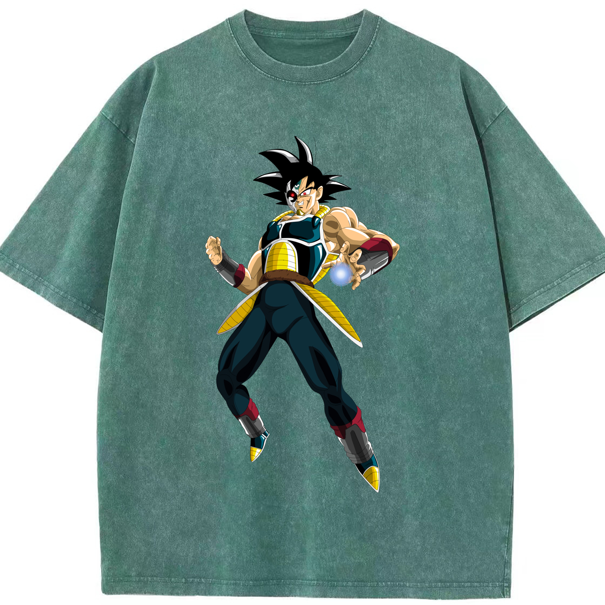 （画像用） ドラゴンボール バーダック DRAGON BALL Burdock 綿100% ヴィンテージ風 半袖Tシャツ（フロントプリント）